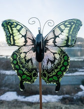Load image into Gallery viewer, Hand Silkscreened Fused Glass Butterflies
