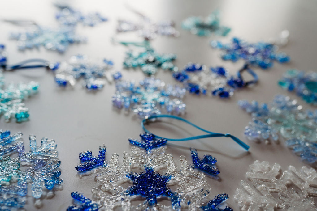 Handmade Snowflake Ornament – Alaska Side Glass